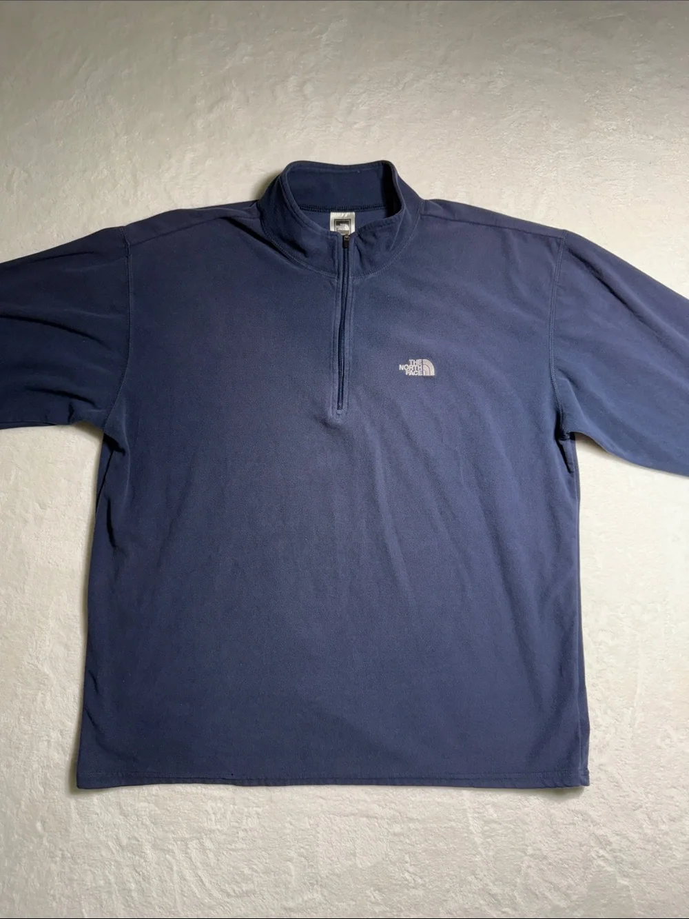 The North Face Navy Blue 1/4 Zip Fleece Pullover